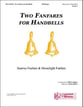 Two Fanfares for Handbells Handbell sheet music cover